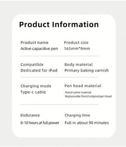 ปากกาสไตลัสแบบสัมผัสสำหรับ <span class=keywords><strong>Samsung</strong></span> Galaxy <span class=keywords><strong>Tab</strong></span> A <span class=keywords><strong>10.1</strong></span>(2016) แท็บเล็ต P585 P580หน้าจอสัมผัสปากกาสไตลัสที่ใช้งานอยู่ - Product Image 5