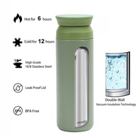 Tasse de voyage isotherme sous vide en acier inoxydable 304 de 500 ml, colorée et tendance 2026, pour café, idéale comme cadeau