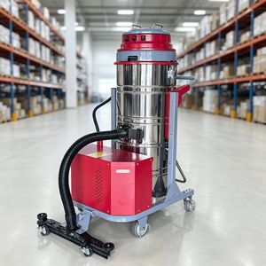 Aspirateur à batterie de grande capacité 100L, extracteur de poussière industriel portable avec filtre HEPA pour le travail du bois et des métaux - Product Image 1