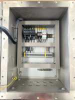 Boîtier de commande d'éclairage antidéflagrant IECEx & ATEX Ex d IIB T6 Gb IP66 SS316L 25A pour systèmes électriques industriels