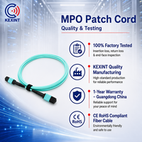 Câble Trunk Optique KEXINT 8-24F Mâle/Femelle Commutable MTP Multimode pour Centre de Données, Cordon de Brassage Optique B MPO, Garantie 1 An