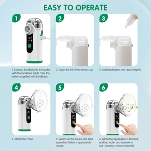 Thông Minh Kỹ Thuật số máy phun sương y tế siêu âm Máy phun sương y tế cầm tay lưới nebulizador với chất lượng tốt nhất - Product Image 6