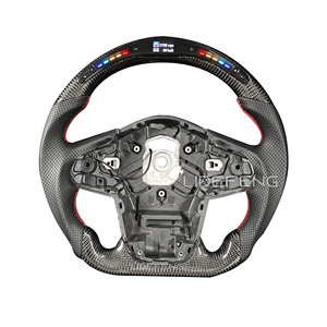 Volante de fibra de carbono Rpm Led de alta calidad OEM para <span class=keywords><strong>Audi</strong></span> <span class=keywords><strong>A3</strong></span> A4 A5 Rs3 Rs4 Rs5 Rs6 Rs7 S3 S4 S5 S6 S7 2017 a <span class=keywords><strong>2023</strong></span> - Product Image 1