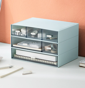 Ensemble de <span class=keywords><strong>rangement</strong></span> pour table tiroir, en plastique, pour le <span class=keywords><strong>bureau</strong></span> et la maison - Product Image 5