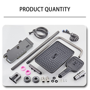 Hot Lạnh Treo Tường Phòng Tắm Vòi Hoa Sen Đặt Hệ Thống Sang Trọng Mưa Mưa Mưa Tắm Mixer Đặt Ngoài Trời Đàn Piano Vòi Hoa Sen Vòi Thiết Lập - Product Image 5