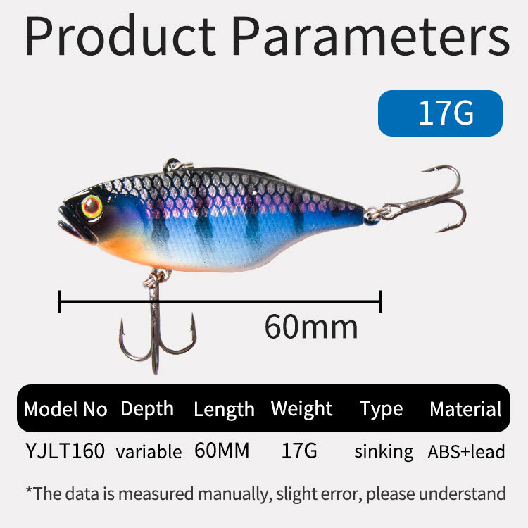 Wholesale Bulk 60mm 17g Soft Plastic Vibe Lure for Fishing