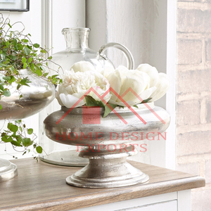 Centros de mesa Decoración 2025 Jarrones de piso de trompeta de aluminio Best Seller Urnas de aluminio Maceta Florero para boda - Product Image 4