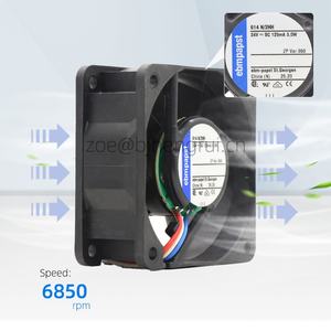 ebmpapst 24VDC 614N/2HH 614NGN 614NGHH 6025 60*60*25mm Small Axial Flow Cabinet Cooling <b>Fan</b> for Siemens Drive - Product Image 3