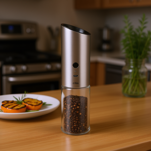 Moulin à poivre électrique Cilio Pepper Mill Collina alimenté par batterie lithium-ion pour usage en cuisine - Product Image 3