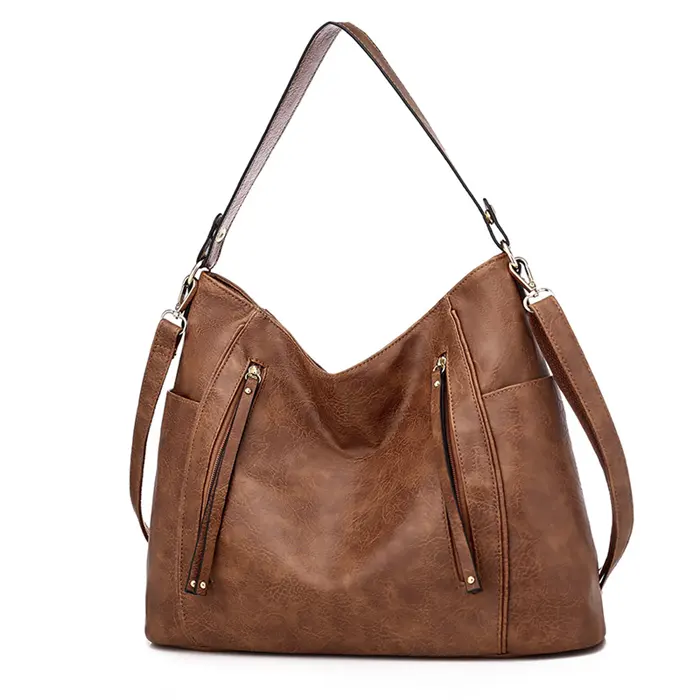 オンラインショッピングファッションヴィンテージショルダーハンドバッグ新しいデザイン女性のための有名な革のハンドバッグ卸売