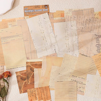 Bloc-notes vintage avec papier de support, notes adhésives personnalisées, bloc-notes de loisirs, papier à notes, papeterie, papier pour scrapbooking