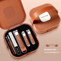Trustloops Kit de manucure personnalisé sous marque privée, coupe-ongles, kit anti-éclaboussures, limes à ongles, OEM ODM, faible MOQ, échantillon