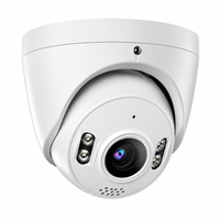 Caméra IP dôme PoE panoramique 180 degrés avec objectif fisheye 1,7 mm 8MP 4K, double éclairage, boîtier tout métal IP67 étanche, compatible NVR VMS