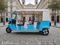 Tricycle électrique chinois à trois roues, auto-rickshaw, luxe, nouvelle énergie, solaire, grand espace, 6 passagers