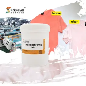 Encre thermochromique de sérigraphie en pâte de couleur à changement de température à base d'eau en gros