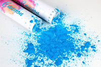 Usine sexe révéler rose et bleu Holi poudre confettis blanc canon fumée Popper Blaster pistolet tireur fête fournitures