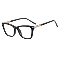 Monture de lunettes optiques carrées Partagas TR90 avec charnière à ressort, anti-lumière bleue, pour femmes