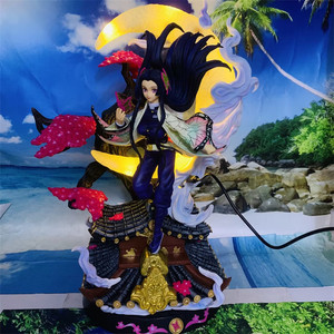 Figurines d'anime Kimetsu No Yaiba <span class=keywords><strong>Kochou</strong></span> <span class=keywords><strong>Shinobu</strong></span> de 39 cm avec lumière, <span class=keywords><strong>figurine</strong></span> Kimetsu No Yaiba, statue en PVC, modèle de poupée, jouet cadeau - Product Image 4