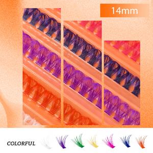 <span class=keywords><strong>Cils</strong></span> segmentés naturels européens et américains, noirs, à tige en plastique, pour application autonome, 80D100D120D, <span class=keywords><strong>cils</strong></span> thermofusibles - Product Image 4