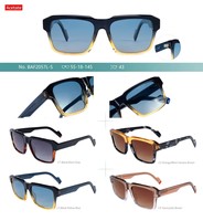 Nouvelles lunettes de soleil unisexes à monture carrée en acétate certifiées CE, verres polarisés, confortables, tendance et stylées