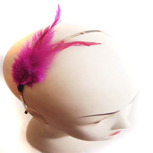 Bandeau Fascinator plume pour mariage Cocktail thé chapeau habiller Derby Gatsby bandeau accessoire - Product Image 4