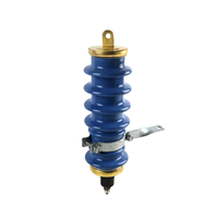 Parafoudre à oxyde métallique en porcelaine 10KV 12KV 15KV 24KV, conception à fente externe, indice de protection IP68, conforme à la norme IEC6099-4, nominal