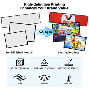 Tapis de porte extérieur personnalisé en polyester imperméable et caoutchouc nitrile, vierge pour sublimation, direct usine - Product Image 3