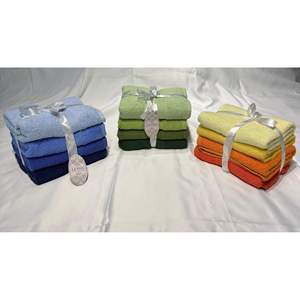 100% Cotton Quick-Dry <b>Cooling</b> Woven 4in1 Hand/Face <b>Towels</b> Bath <b>Towel</b> Set Elegant Luxurious Ultimate Value - Product Image 6