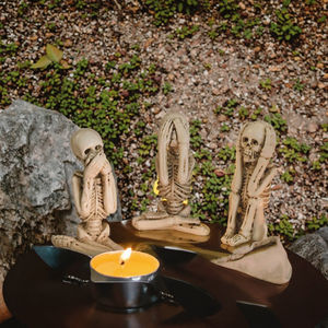 Set de Decoraciones Artesanales de Resina de Tres Fantasmas de Terror para Halloween, Navidad y Festival del Anime, Ecológicas, Venta al por Mayor - Product Image 3