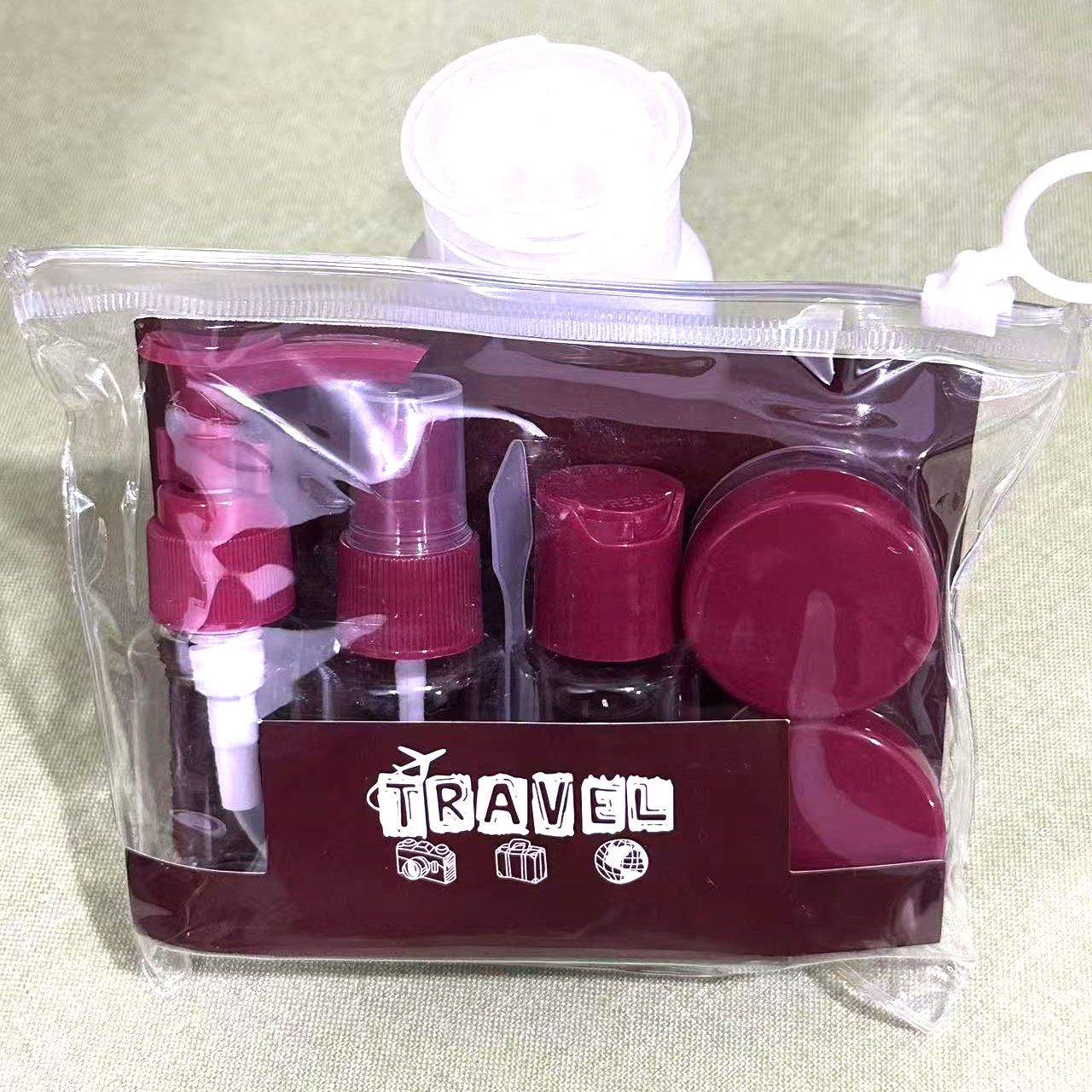 Wine red 6 pieces- 30ml; wine red [6 piece set]