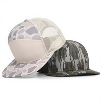 Casquette Trucker en Coton Uni à 6/7 Panneaux de Haute Qualité, Modèle 168, Casquette Snapback Vierge pour Mariage et Fêtes