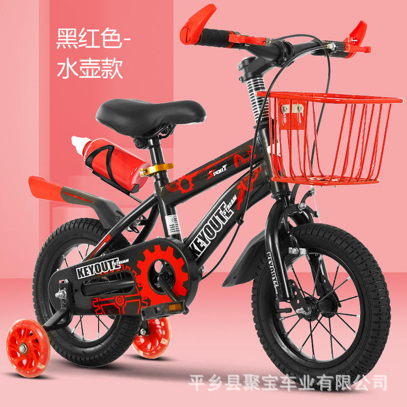 Set de regalo de botella de agua con rueda roja premium intermitente