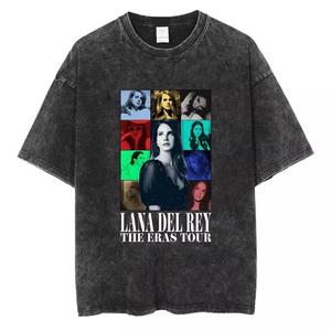 Camiseta Vintage Lavada <span class=keywords><strong>de</strong></span> Lana Del Rey, Cantante <span class=keywords><strong>de</strong></span> <span class=keywords><strong>los</strong></span> <span class=keywords><strong>90</strong></span>, Estilo Harajuku, Retro, Desgastada, <span class=keywords><strong>de</strong></span> Manga Corta, Talla Grande, para Hombre, con Tecnología Digital <span class=keywords><strong>de</strong></span> Absorción <span class=keywords><strong>de</strong></span> Humedad - Product Image 4