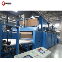 Thermo gebundene Watte maschine Doppel riemen linie