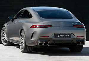 PHARRI pour Mercedes-Benz <span class=keywords><strong>AMG</strong></span> <span class=keywords><strong>GT</strong></span> 4 portes 2025-2026 – Kit carrosserie <span class=keywords><strong>AMG</strong></span> <span class=keywords><strong>GT</strong></span> <span class=keywords><strong>63S</strong></span> de haute qualité : pare-chocs avant/arrière, diffuseur, embouts d'échappement - Product Image 4