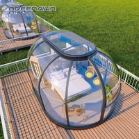 Dôme transparent en forme de bulle pour maison de campagne, maison PC, dôme pour salle à manger, café, stations balnéaires, villas, camping