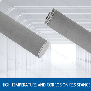 Lianda 30Inch Hiệu Quả Cao Thiêu Kết Bột Yếu Tố Lọc Kim Loại Xốp Lọc Khí Đốt Tự Nhiên Condensate - Product Image 5