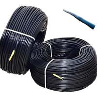Compensateur de pression PE 16 mm de diamètre, raccord noir en ligne pour goutteur cylindrique, tuyau d'irrigation agricole, débit 3 L/H, 300 mm