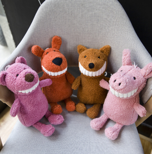 Muñeco de Peluche de 8 Pulgadas de la Serie de Celebridades de Internet, <span class=keywords><strong>con</strong></span> <span class=keywords><strong>Dientes</strong></span> Sonrientes <span class=keywords><strong>Grandes</strong></span>, para Navidad, <span class=keywords><strong>con</strong></span> Función Antiestrés, Lavable - Product Image 4