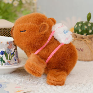 Лидер продаж, капибара, плюшевая игрушка, чучело на запястье, лента для Хэллоуина, рождественский подарок, плюшевая капибара, браслет, кукла - Product Image 3