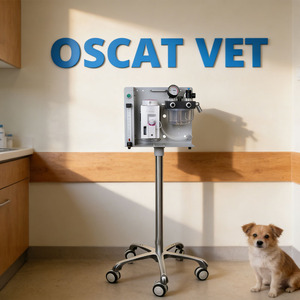 เครื่องดมยาสลบสำหรับสัตว์ OSCAT พร้อมระบบช่วยหายใจ เครื่องดมยาสลบสำหรับสัตว์เลี้ยง อุปกรณ์สัตวแพทย์ สำหรับคลินิกสัตวแพทย์ - Product Image 1