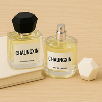 Bouteille de distributeur de parfum en verre cylindrique de 100ml couvercle irrégulier 30ml 50ml presse vaporisateur vide bouteille de parfum pompe pulvérisateur étanchéité