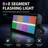 HAT 8+8 Projecteur Stroboscopique RGB Édition Ultra Haute Intensité, Éclairage Professionnel pour Scène, Boîte de Nuit, Discothèque, Fourniture en Gros pour DJ Atomic Light