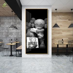 Décoration d'intérieur de luxe avec impression haute définition, intégrant de la porcelaine de cristal et des fresques LED, personnalisable sur mesure - Product Image 1