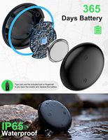 Etiquetas de Rastreo para iOS y Android, Localizadores 2 en 1 para Google y Apple, Compatibles con Google Find Hub y Apple Find My