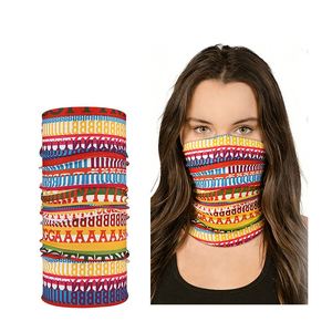 Custom Logo Printed Polyester <b>Neck</b> Gaiter Breathable Tube Bandana Face Cover for Fishing Cycling Outdoor Sports Headscarf - Product Image 1
