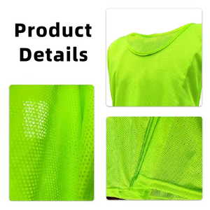 Gilet d'entraînement de football respirant en polyester/coton pour enfants et adolescents, sans manches, maillot d'équipe de football, entraînement - Product Image 3
