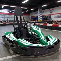 Nouveau Kart Électrique pour Enfants 2026, 350W Double Moteur, Voiture de Course Télécommandée à Batterie avec Frein à Disque pour Jeu en Extérieur