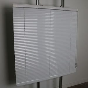 Persiana eléctrica inalámbrica para ventana francesa, de aluminio, tipo veneciana, sin perforación, con lamas impermeables de aleación cepillada, parasol, personalizable para cocina - Product Image 2