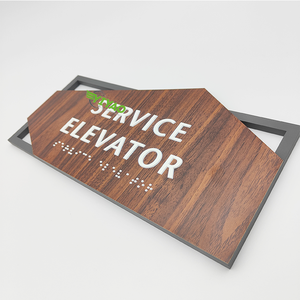 Индивидуальный дизайн YIYAO, Современная табличка, гостиничный дом, номерной знак, домашний персонализированный дверной знак - Product Image 4